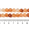 Natural Red Agate Beads Strands G-A248-A06-02-5