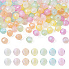 350Pcs 7 Colors Translucent Acrylic Beads TACR-TA0001-17-1