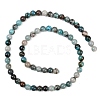 Natural Chrysocolla Beads Strands G-K405-B01-6mm-4