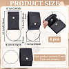 6Pcs PU Leather Towel Clip AJEW-FG0005-56-2