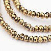 Electroplate Glass Bead Strands LS-EGLA-G014-2mm-FP02-2