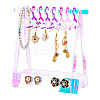Transparent Acrylic Earring Display Stand EDIS-HY0001-03B-1