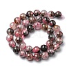 Natural Rhodonite Beads Strands G-C029-04A-3