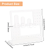 Transparent Acrylic Earring Display Stands EDIS-WH0016-017A-2