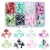 104Pcs 8 Colors Acrylic Imitation Gemstone Beads OACR-FS0001-79-1