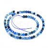 Natural Striped Agate/Banded Agate Beads X-G-J371-01-6mm-2