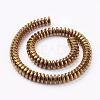 Electroplate Non-Magnetic Synthetic Hematite Beads Strands G-F510-03G-2