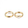 304 Stainless Steel Open Jump Rings STAS-O098-01G-01-2