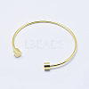 Eco-Friendly 316 Surgical Stainless Steel Cuff Bangle Making STAS-I078-02G-NR-1