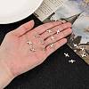 Tarnish Resistant Stainless Steel Tiny Cross Charms STAS-Q168-07-4