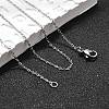 Non-Tarnish 304 Stainless Steel Cable Chain Necklaces NJEW-P248-01P-1