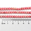 Synthetic Imperial Jasper Dyed Beads Strands G-D077-A01-02K-5