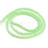 Baking Paint Transparent Glass Beads Strands DGLA-F029-J2mm-01-3