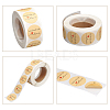 1 Inch Thank You Sticker Self-Adhesive Kraft Paper Gift Tag Stickers DIY-GL0001-05-01-4