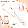 PU Imitation Leather Bag Drawstring Cord & Cord Slider Sets DIY-WH0453-50B-01-2