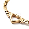 Ion Plating(IP) Flat Cuban Link Chunky Chain Necklace NJEW-Q335-13G-2