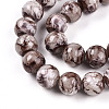 Baking Paint Glass Beads Strands DGLA-N003-10mm-A05-3