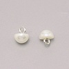 1-Hole Plastic Buttons BUTT-WH0022-06E-1