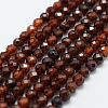 Natural Garnet Bead Strands X-G-G663-03-4mm-3