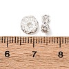 Brass Rhinestone Spacer Beads RB-A014-L7mm-01S-4