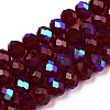 Electroplate Glass Beads Strands EGLA-A034-T2mm-L21-1