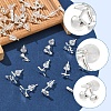 2 Pairs Alloy Stud Earrings for Women EJEW-FS0001-27J-4