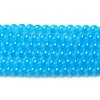 Baking Paint Imitation Jade Glass Round Bead Strands DGLA-Q021-4mm-13-3