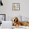 MDF Pet Photo Frames DIY-WH0525-028-6