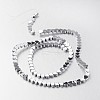 Electroplate Non-magnetic Synthetic Hematite Bead Strands X-G-F300-23A-01-2