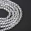 Imitate Austrian Crystal Bicone Glass Beads Strands X-GLAA-F029-4x4mm-13-2