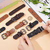 Fingerinspire 6 Sets 3 Colors PU Imitation Leather Sew on Toggle Buckles FIND-FG0001-86-3