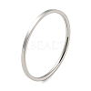 304 Stainless Steel Simple Plain Band Finger Ring for Women Men RJEW-F152-05P-B-1