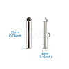 Iron Slide On End Clasp Tubes IFIN-TA0001-15-8