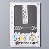 Paper 1~12 Months Number Themes Baby Milestone Cards Sets DIY-H127-A02-3
