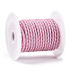Braided Cowhide Leather Cord NWIR-N005-01Q-4mm-3