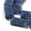 Natural Blue Aventurine Beads Strands G-M420-G08-01-4