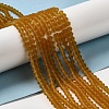 Imitate Austrian Crystal Frosted Glass Beads Strands LS-EGLA-A039-T3mm-MD28-2