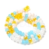 Glass Beads Strands EGLA-A034-M6mm-52-4