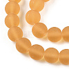 Transparent Glass Beads Strands GLAA-T032-T8mm-MD08-2