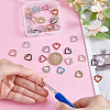 36Pcs 12 Colors Alloy Rhinestone Pendants RB-HY0001-06-3