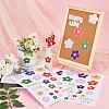 PVC Self Adhesive Flower Car Sticker DIY-WH0453-57D-4