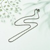 304 Stainless Steel Box Chains Necklace for Women NJEW-JN03892-04-2