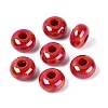 Independence Day Opaque Acrylic European Beads OACR-E033-19M1-3