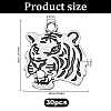 Tibetan Style Alloy Pendanrs FIND-WH0199-392AS-2