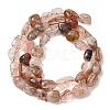 Natural Rutilated Quartz Beads Strands G-P568-C10-01-5