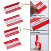 Gorgecraft 4Pcs 2 Styles Acrylic Self Adhesive Hinge FIND-GF0005-55-6