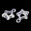 Transparent Acrylic with Glitter Pendants X1-OACR-C016-22-4