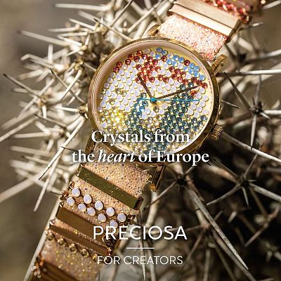 Preciosa&reg Crystal Hotfix Flatback Stones Y-PRC-HSS12-20020-200-1