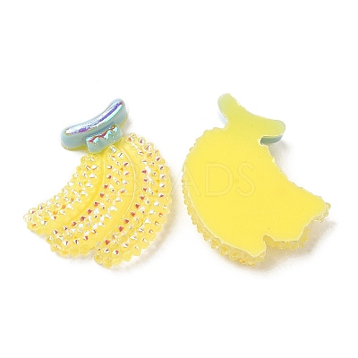 Translucent Resin Cabochons CRES-Z001-08-1