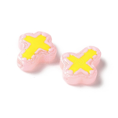 Baking Paint Glass Enamel Beads BLOW-D300-06R-1-1